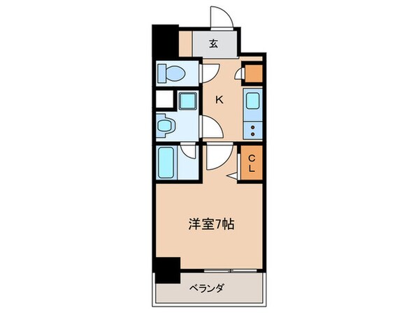 ルネフラッツ名駅西の物件間取画像